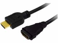 LOGILINK CH0057 - HDMI A Stk. > HDMI A Bu., 4K@30 Hz, schwarz, 3 m