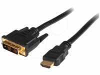 ST HDDVIMM50CM - Adapterkabel HDMI Stecker > DVI-D Stecker, 50 cm