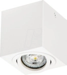 LDV 075758704 - Aufbaustrahler, quadratisch, wei&szlig;, f&uuml;r GU10