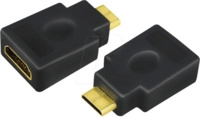 LOGILINK AH0009 - HDMI Adapter, HDMI Buchse auf Mini HDMI Stecker