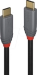 LINDY 36902 - USB 20 Gb/s Kabel, 100 W, 4K 60Hz, 1,5 m