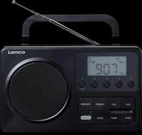 LENCO MPR-035BK - UKW Radio, LCD-Display, tragbar