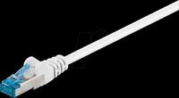 GOOBAY 94158 - Cat.6a S/FTP PiMF Patchkabel, CU, wei&szlig;, 0,25 m