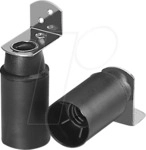 HGM 3230419 - Lampenfassung E14, Kunststoff, schwarz