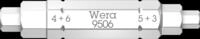 WERA 05073201001 - Innensechskant-Bit, 4 in 1, 3-6 mm
