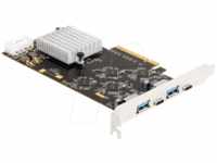 DELOCK 90097 - PCIe x8 > 2x extern USB 3.2 C, 2x USB 3.0 A