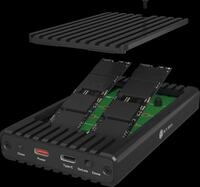 ICY 2817MCL-C31 - Copy/Dock Station 2x M.2 NVMe SSD USB 3.1