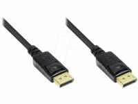 GC 4810-010G - DisplayPort Kabel, DisplayPort 1.2 Stecker, 1 m, schwarz, vergol