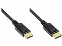 GC 4810-050G - DisplayPort Kabel, DisplayPort 1.2 Stecker, 5 m, schwarz, vergol