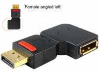 DELOCK 65377 - DisplayPort Adapter, DP 1.1 Stecker auf Buchse, links