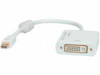 ROLINE 12033137 - DisplayPort Adapter, Mini DP Stecker auf DVI Buchse
