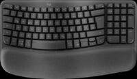 LOGITECH WKFB SW - Funk-Tastatur, ergonomisch, Logi Bolt/Bluetooth, schwarz