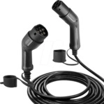 EM2GO EMCC3P16A - Typ 2 Kabel, f&uuml;r E-Fahrzeuge, 16 A, 3-Phasen, 8 m