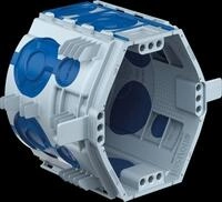 KAISER 1555-26 - Ger&auml;tedose UP&sup1; ECON&reg; Fix, Tiefe: 66 mm