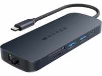 HYPER HD4004GL - PortReplicator/Dockingstation, USB-C, 8 Port