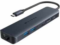 HYPER HD4003GL - PortReplicator/Dockingstation, USB-C, 7 Port