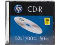 HP CRE00085 - CD-R 700MB/80min 52x, 10-er Slimcase