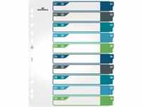 DURABLE 679527 - Kunststoffregister, A4 (1-10), mehrfarbig