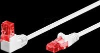 GOOBAY 51521 - Patchkabel Cat.6 U/UTP gewinkelt / gerade, 0,5 m