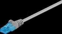 GOOBAY 55420 - Cat.6a U/UTP Patchkabel, CU, grau, 1,5 m