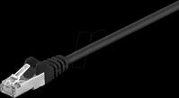 GOOBAY 68655 - 1 m Cat.5e F/UTP-Netzwerkkabel, schwarz, RJ45
