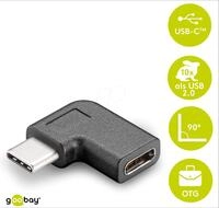GOOBAY 45402 - Goobay Adapter USB-C auf USB-C 90&deg;, schwarz