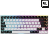 SHARK SGK50S3WB - Gaming-Tastatur, USB, RGB, Gateron Brown, Hot Swap