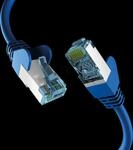 EFB EC020200204 - Patchkabel, Cat.7 Rohkabel, S/FTP PiMF, 0,15 m, blau