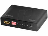 LOGILINK HD0038 - HDMI-Splitter, 1x4-Port, 4K/60 Hz, Downscaler, EDID