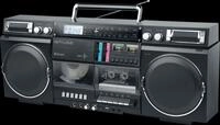 MUSE M-380 SW - Boombox, M-380 mit Radio, CD, Kassette und Bluetooth