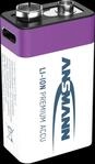 ANS 1315-0005 - Li-Ion Akku, 9V-Block, 340 mAh, 9 V, 1er-Pack
