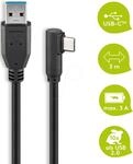 GOOBAY 66504 - Kabel USB 5 Gb/s Typ-C > Typ-A 90&deg;, 3,0 m