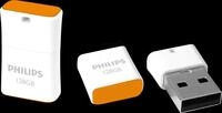 PHI FM12FD85B - USB-Stick, USB 2.0, 128 GB, Pico Edition Sunrise Orange
