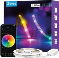 GOVEE H618A - LED Leuchtstreifen, RGBIC, 12 W, 5 m, wei&szlig;