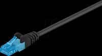 GOOBAY 55414 - Cat.6a U/UTP Patchkabel, CU, schwarz, 20 m