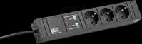 BACH 420.0069 - Steckdosenleiste CONNECT LINE, Typ EF - CEE 7/7, 3-fach