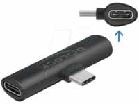 DELOCK 64114 - Adapter USB Type-C zu 2 x USB Type-C PD schwarz