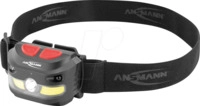 ANS 1600-0224 - LED-Stirnleuchte HD250RS, schwarz, IP54, Akku, Sensor