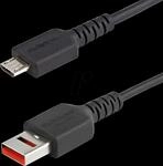 ST USBSCHAU1M - Ladekabel, USB-A zu USB Micro-B, Datenblocker, 1 m
