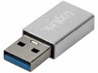 LOGILINK AU0056 - USB 3.0 Adapter, A-Stecker > C-Buchse, Silber