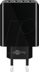 GOOBAY 44953 - USB-Ladeger&auml;t, 5 V, 2 A, 4-fach, schwarz