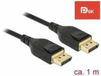 DELOCK 85658 - Kabel DisplayPort 1.4 Stecker > DisplayPort Stecker 8K 60 Hz, 1m