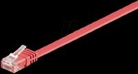 GOOBAY 96400 - Cat.6 Flachkabel rot &nbsp;1 m