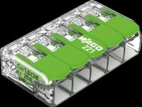 WAGO 221-425 - COMPACT-Anschlussklemme Serie 221 - ''the same in green''