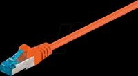 PATCH-C6AQ 05 OR - Cat.6a High Quality-Patchkabel,orange,0,5 m