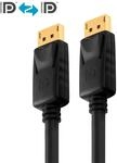 PURE PI5000-015 - DisplayPort Kabel, 4K 60 Hz, 1,5 m, schwarz