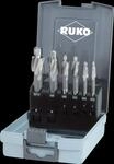 RUKO 102450RO - Flachsenkersatz, fein, 6 -teilig RO