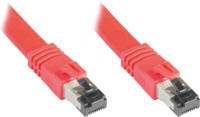 GC 8080-F150R - Flach-Patchkabel Cat.8.1, U/FTP, 15 m, rot