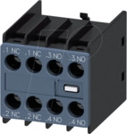 3RH2911-1HA22 - Hilfsschalter, 2 Schlie&szlig;er + 2 &Ouml;ffner, 10 A