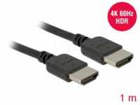 DELOCK 85215 - Premium HDMI Kabel 4K 60 Hz 1 m